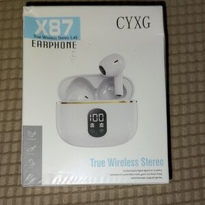 X87 True Wireless Stereo Earphones - White